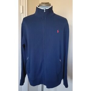 Polo Ralph Lauren Men's Blue Full Zip Track Performance‎ Jacket Size XL